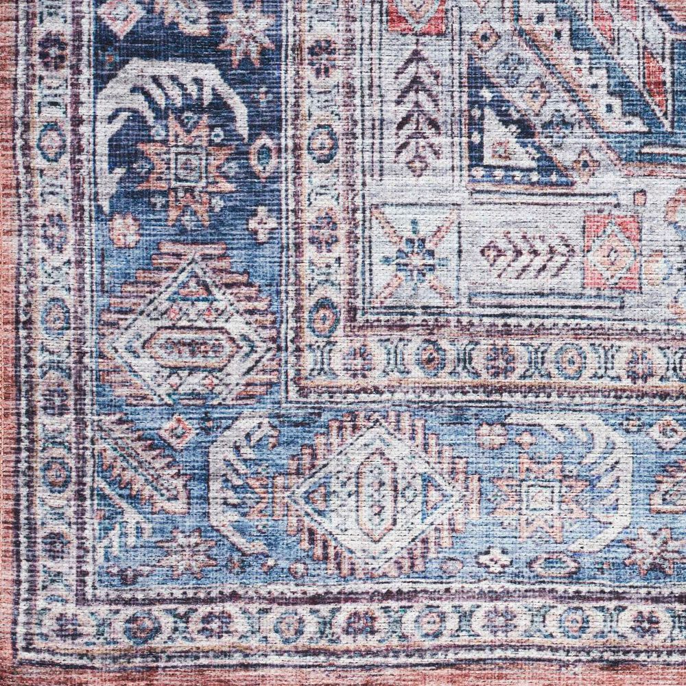 Nourison Grand Washables 4&#39; x 6&#39; Blue and Multicolor Area Rug, , large