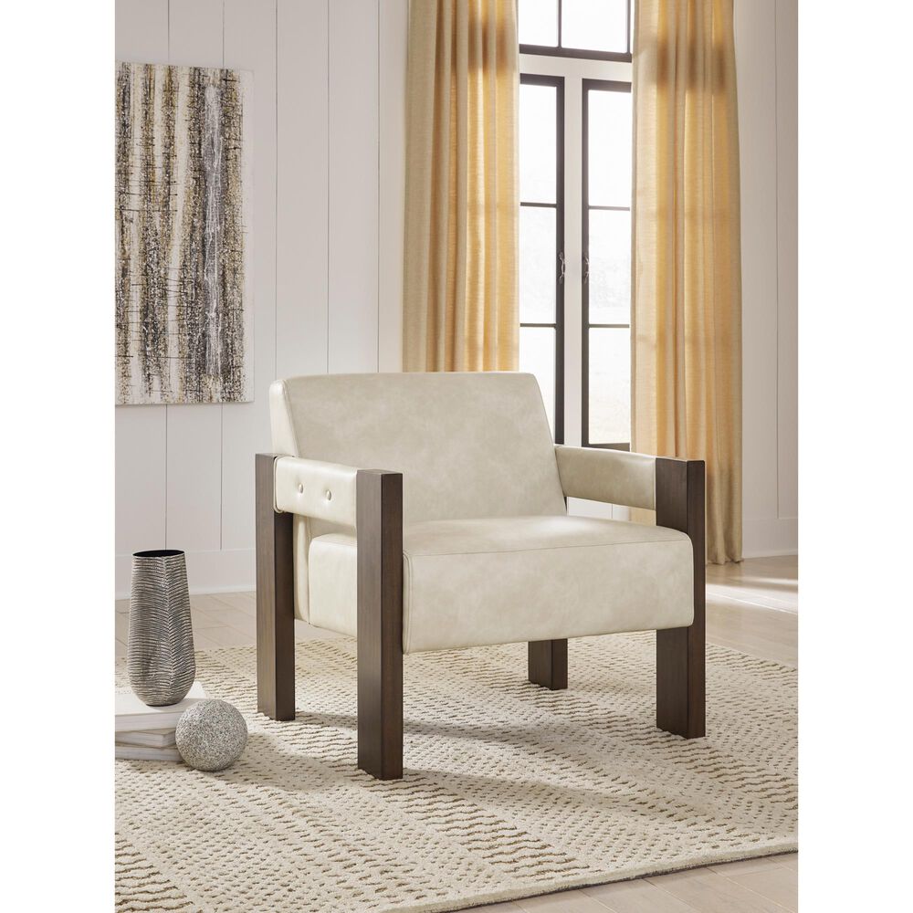 Ashley Adlanlock Accent Chair in Bone, , large
