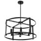 Hunter Astwood 6-Light Chandelier in Matte Black, , large