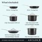Anolon 10-Piece Cookware Set in Dark Gray, , large