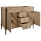 James Martin Kinnsden 48" Single Bathroom Vanity Cabinet in Weathered Oak, , large