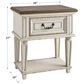Ashley Realyn 1 Drawer Nightstand in Chipped White and Brown, , large