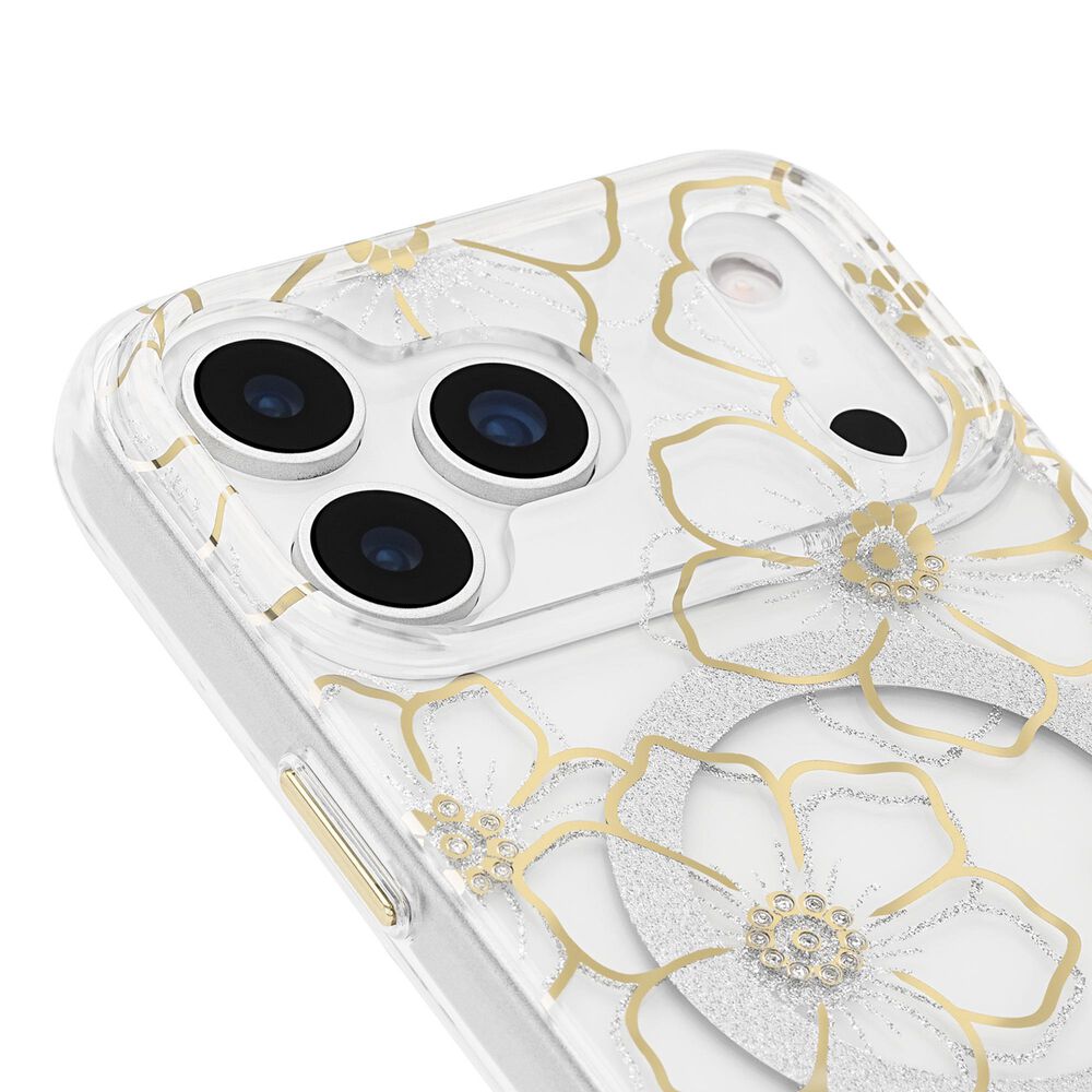 Case-Mate Floral Gems MagSafe Case for iPhone 17 Pro Max in Gold, , large