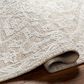 Surya Piazza PZZ-2304 6" x 9" White, Beige, Charcoal, Light Grey Area Rug, , large
