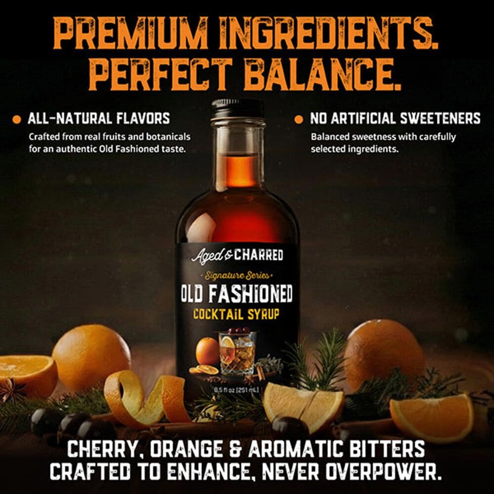 Aged &amp; Charred Signature Old Fashioned Syrup Mix in Multicolor, , large