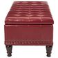 OSP Home Caldwell Storage Ottoman in Crimson Red, , large