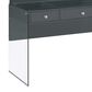 Pacific Landing 47" Vanity Set with LED Accent in Grey High Gloss and Clear, , large