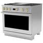 Monogram 36" All Gas Professional Range with 4 Burners and Griddle in Stainless Steel, , large