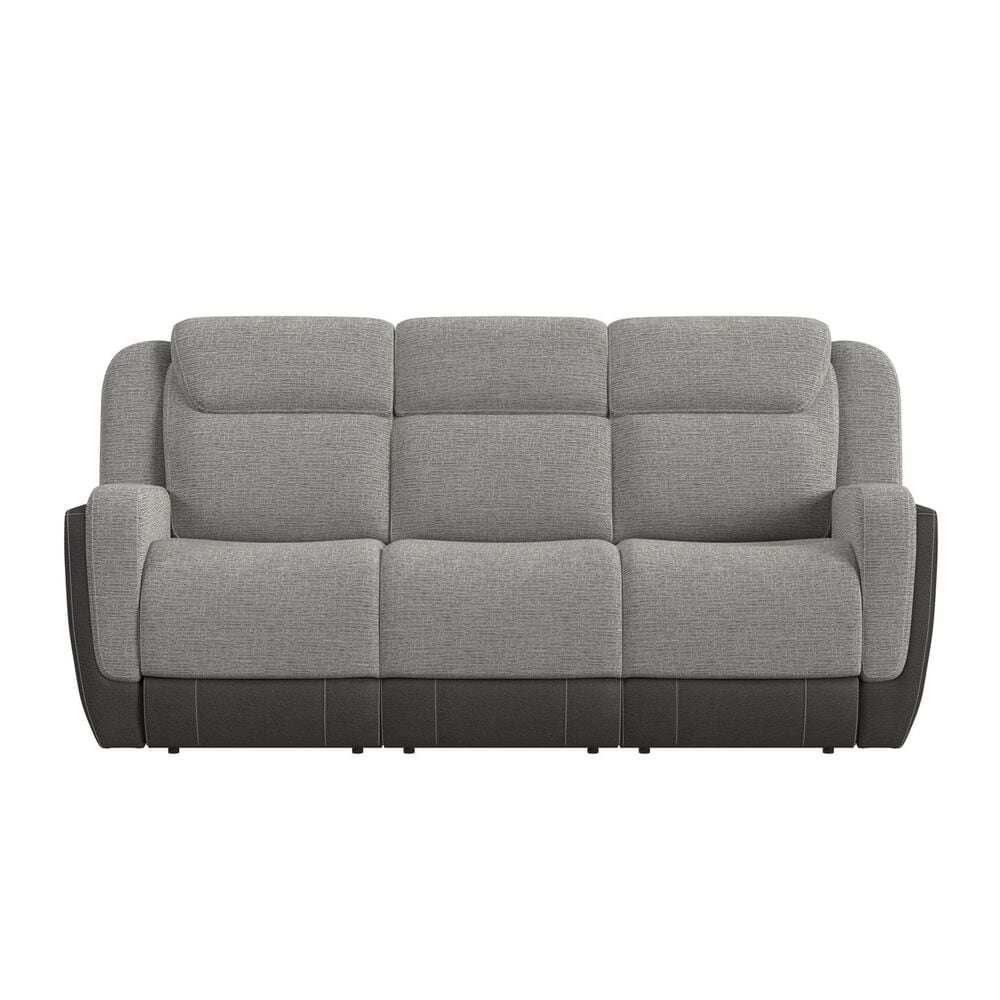 Mayberry Hill Hornet Manual Reclining Sofa in Grey, , large