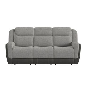 Mayberry Hill Hornet Manual Reclining Sofa in Grey, , large