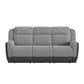 Mayberry Hill Hornet Manual Reclining Sofa in Grey, , large