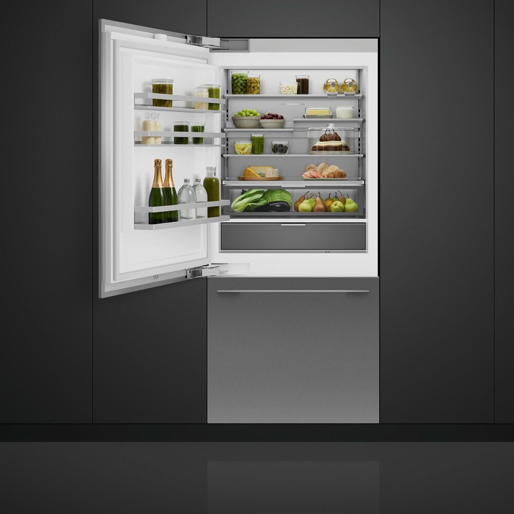 Fisher and Paykel Door Panels for 36" Integrated Refrigerator Freezer in Stainless Steel, , large