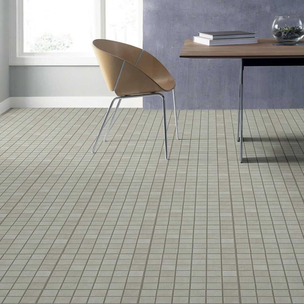 Shaw Tessuto Sabbia 12&quot; x 12&quot; Porcelain Mosaic Sheet, , large