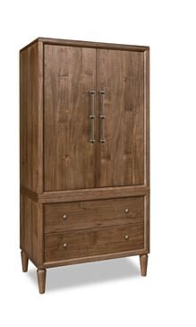 Urban Home Langley 2 Drawer Chest with Doors in Autumn Forest, , large