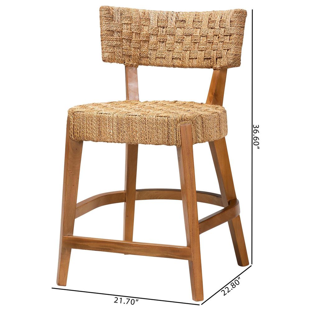 Baxton Studio Sabit Counter Stool in Natural, , large