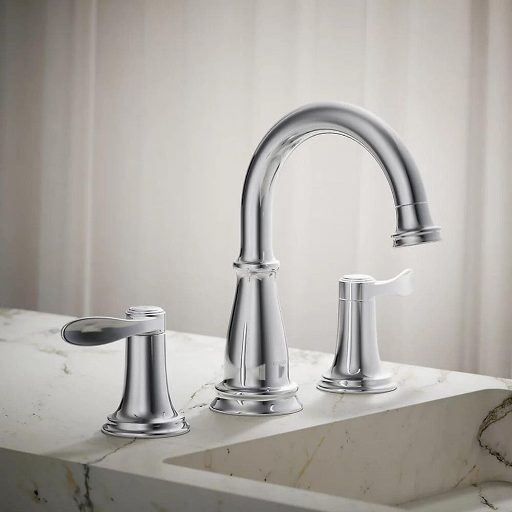 Kohler Bellera Widespread Bathroom Sink Faucet in Polished Chrome, , large