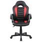 Rta Products Llc Kid"s Gaming and Student Racer Chair with Wheels in Black and Red, , large