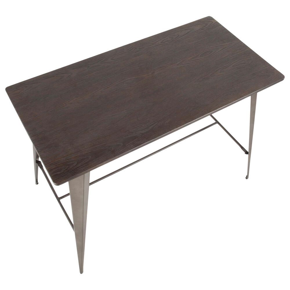 Lumisource Oregon Counter Table in Espresso/Antique, , large