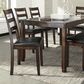 Ashley Coviar 6-Piece Dining Set in Brown, , large