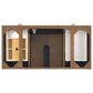 James Martin Vanities Myrrin 48" Vanity in Mid Century Walnut with 3 cm Ethereal Noctis Quartz Top, , large