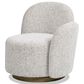 Jennifer Taylor Home Duo Right Arm Facing Swivel Accent Chair in Multi-Greige Beige, , large