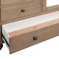 Riva Ridge Oxford 4-Drawer Chifferobe in Tan, , large
