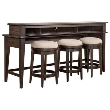 Liberty Mill Creek Console Table and 3 Stools in Peppercorn, , large