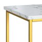 Golden Wave Furniture Driscoll End Table in Gray, White and Gold, , large