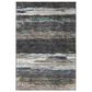 37B Trevi TV8 2"6" x 3"10" Black Area Rug, , large