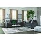Ashley Abinger Stationary Queen Sofa Sleeper in Smoke, , large