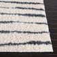 Safavieh Venus Shag VNS603B 2"2" x 10" Ivory and Dark Grey Runner, , large