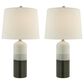 Lite Source Neena Table Lamp in Black and White (Set of 2), , large