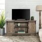 Walker Edison 58" Sliding Barn Door TV Stand in Grey Wash, , large