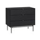 Crestview Collection Stratton 3-Drawer Chest in Black, , large