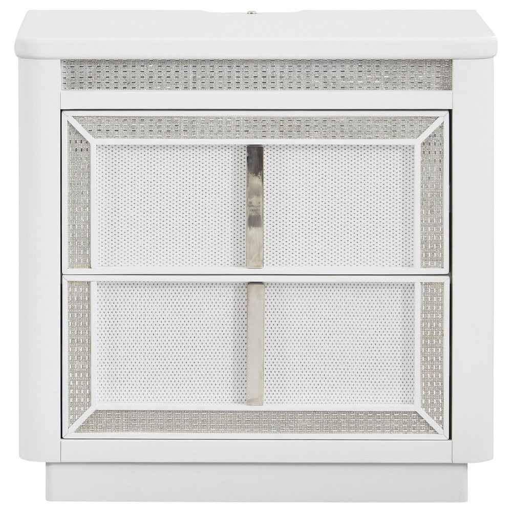 Millenium Chalanna 5-Piece California King Bedroom Set in White Lacquer, , large