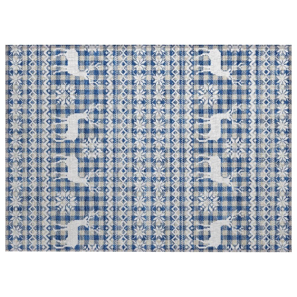 Dalyn Rug Company Wonderland WN28 1"8" x 2"6" Navy Indoor/Outdoor Area Rug, , large