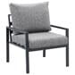 CorLiving Eden 4-Piece Patio Conversation Set in Grey, , large