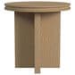 Flexsteel Waterfall Round End Table in Light Oak, , large