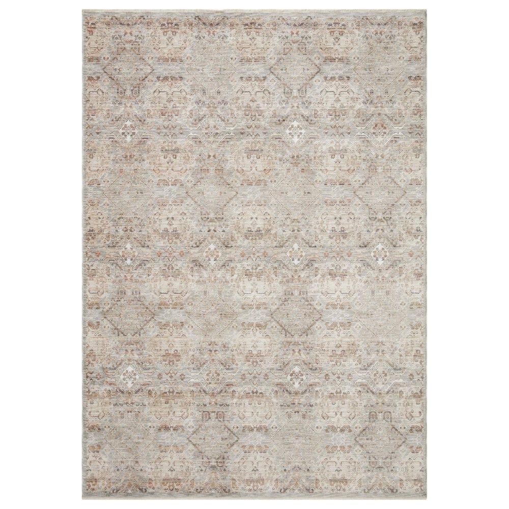 Amber Lewis x Loloi ZUM-05 Zuma Silver/ Multi Area Rug, , large