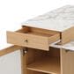 HOMLUX 60" Kitchen Island in Natural, , large
