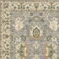 Oriental Weavers Lucca Oriental Border 2" x 6" Blue Runner, , large