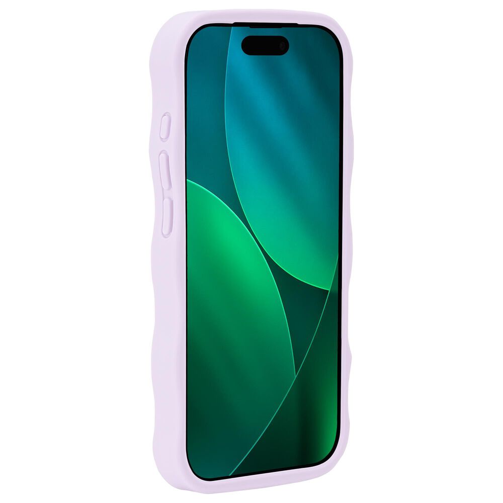 Kate Spade Wavy MagSafe Case for Apple iPhone 17 Pro in Opal Glitter, , large