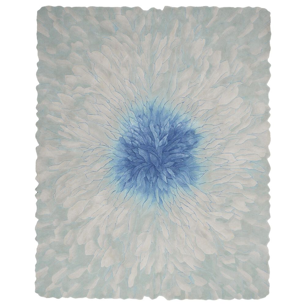 Nourison Prismatic Blue 9"9" x 13"9" Area Rug, , large