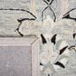 Safavieh Micro-Loop MLP384F 4" x 6" Gray and Ivory Area Rug, , large