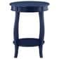Linon Home Decor Rainbow Side Table in Navy Blue, , large