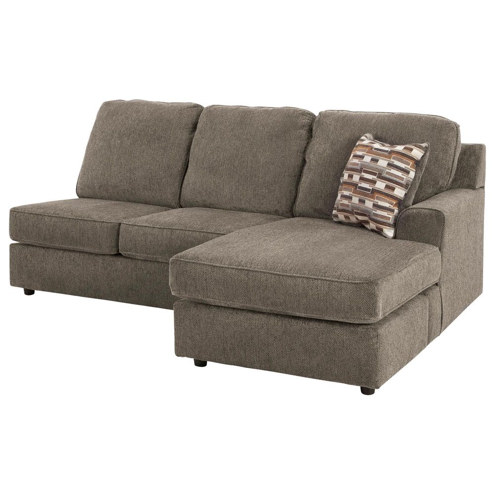 Ashley OPhannon 2-Piece U-Shaped Sectional with Right Facing Chaise and Left Facing Corner Chaise in Putty, , large