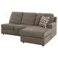 Ashley OPhannon 2-Piece U-Shaped Sectional with Right Facing Chaise and Left Facing Corner Chaise in Putty, , large