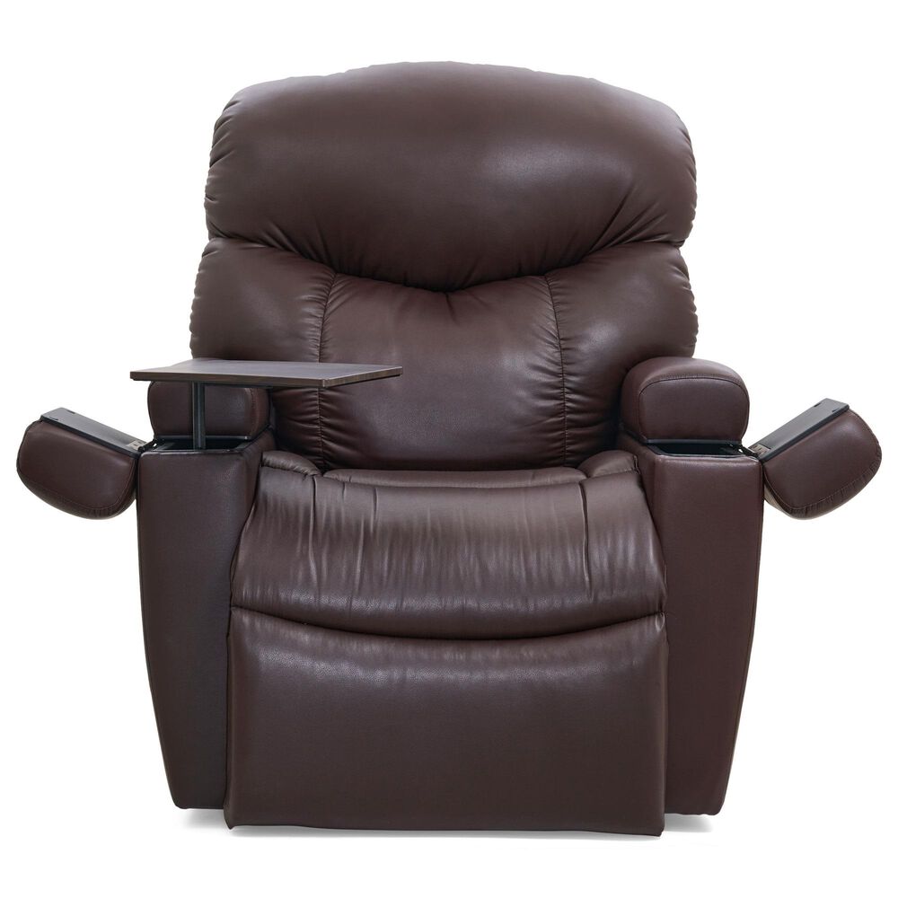 Lounge Maya Medium Power Lift Recliner with Nirvana Heat and Air Massage in Brisa Coffee Bean, , large