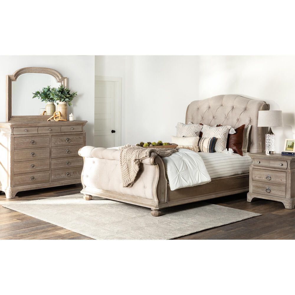 Vantage Summer Creek Bedside Chest in Scrubbed Oak, , large