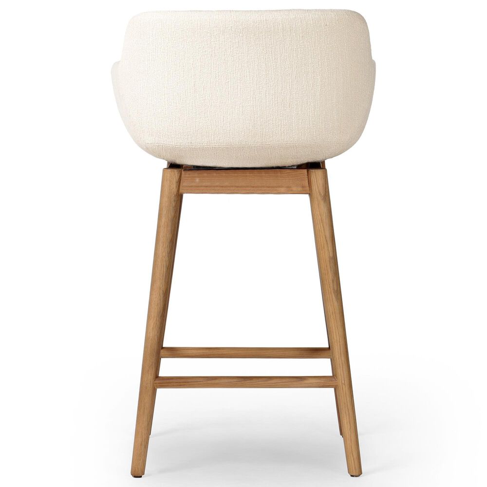 Four Hands Hannah Swivel Counter Stool in Amber Ash, , large